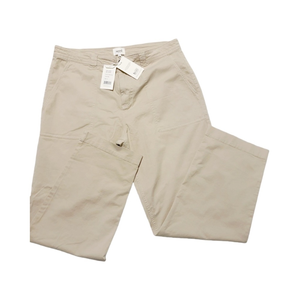 Seed Heritage Men's Chinos Khakis Cool Stone Scandi Nautical Utility Size 34